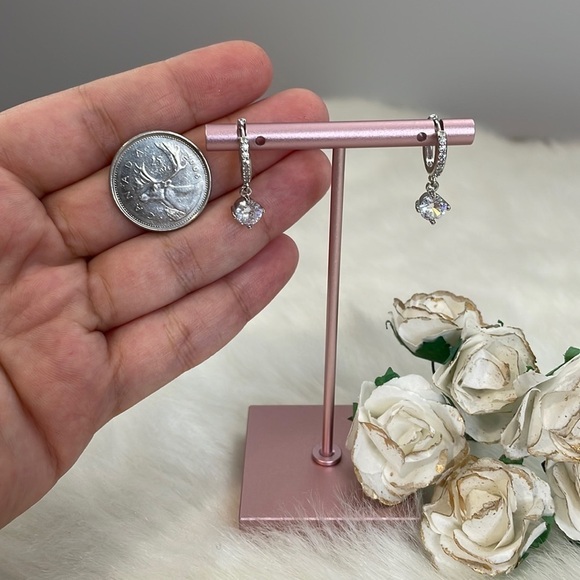 🌟SALE🌟Silver Mini Drop Mosaic Earrings - Picture 4 of 7